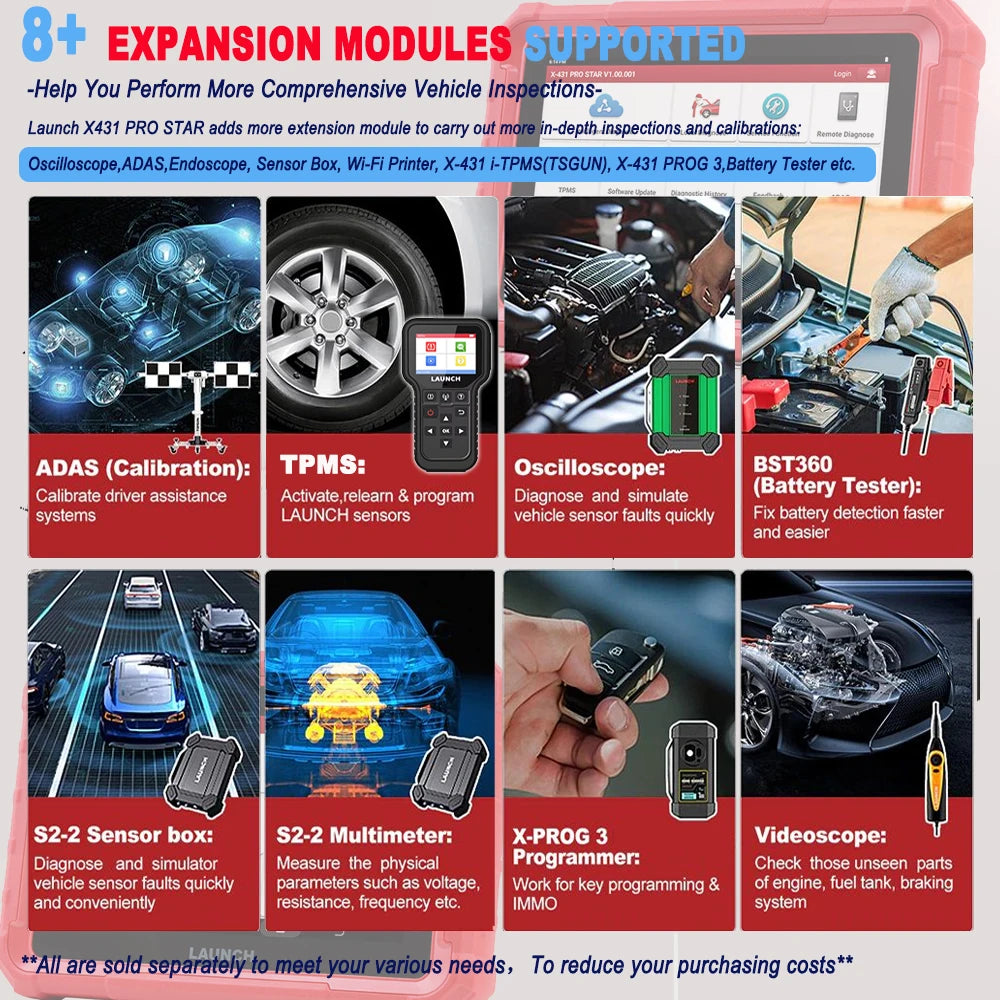 LAUNCH X431 PRO Star Bi-Directional Diagnostic Scanner, , ECU Coding, Full System OBD2 Scan Tool with CANFD, DoIP, FCA AutoAuth
