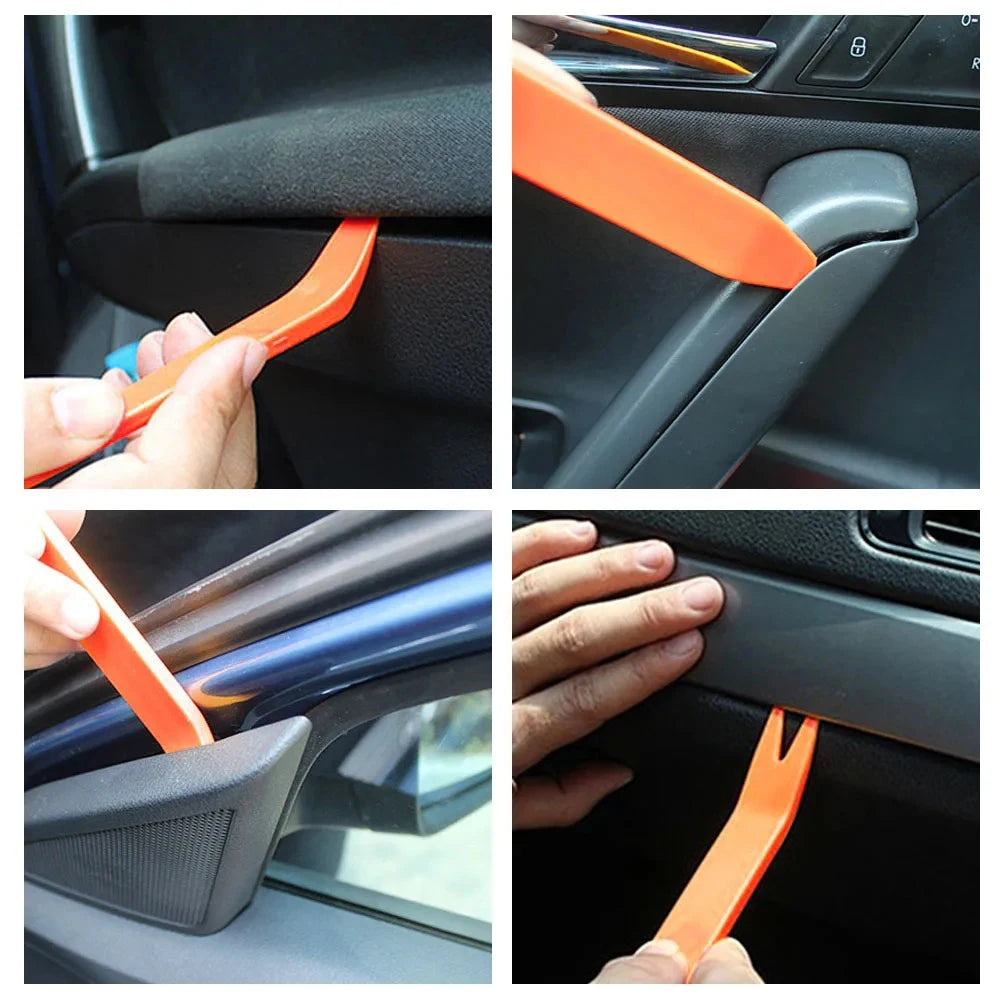 Car Repair Tool Kit Audio Disassembly Tool Pry Bar Door Panel Disassembly Interior Clip Rocker Crowbar Auto Hand Removal Tools