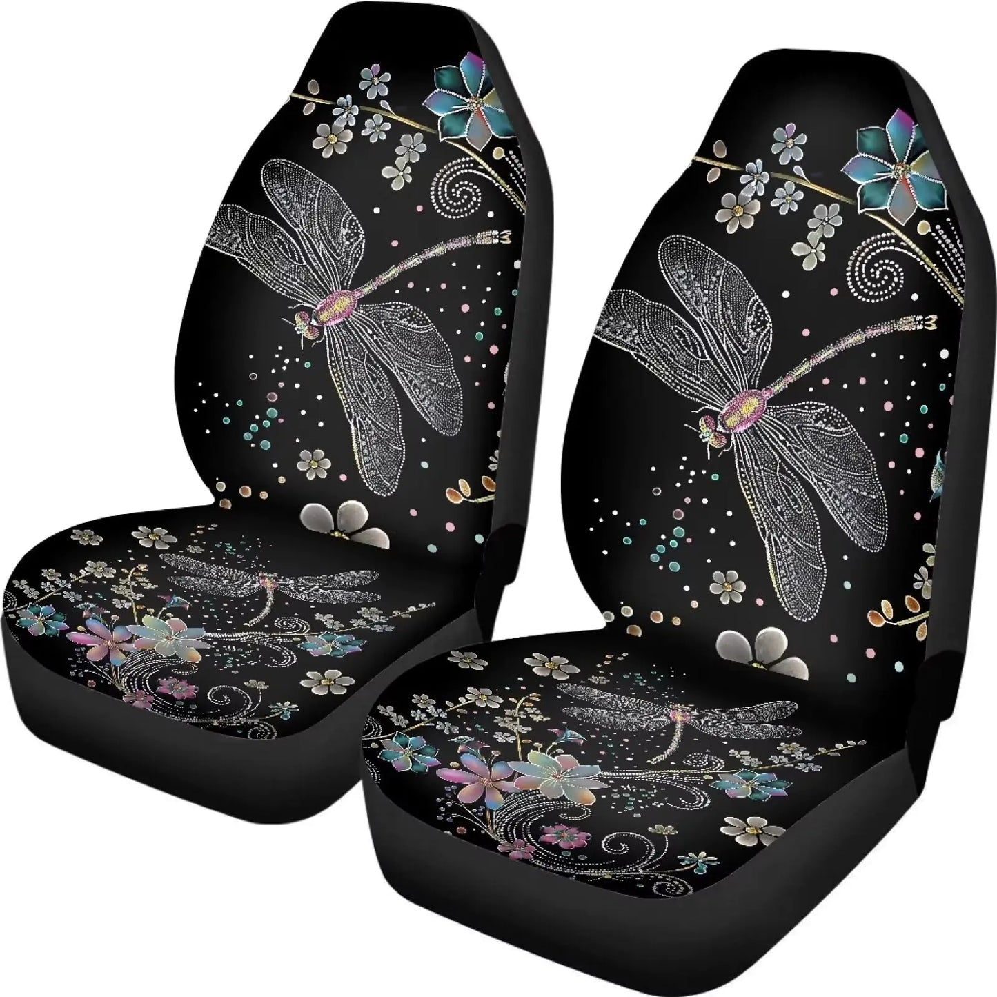 Whosucclay Dragonfly Car Seat Cover