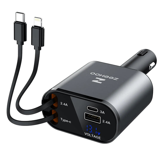 ZEEHOO Retractable Car Charger
