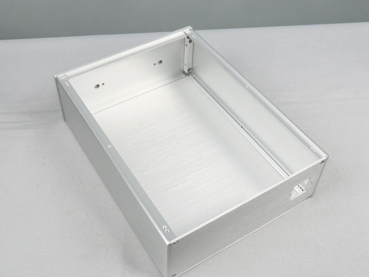 Car guy CELLO all silver all-aluminum front stage chassis power amplifier chassis aluminum alloy shell 2309