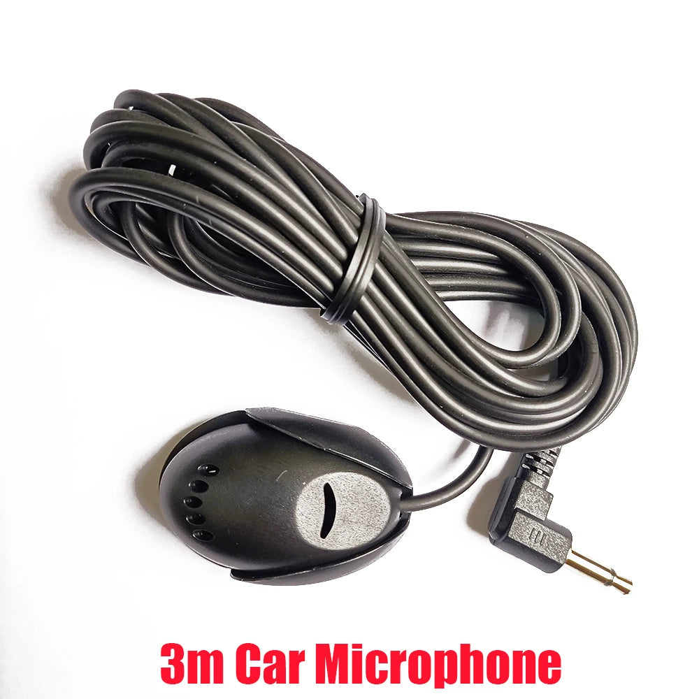 Car Audio Microphone 3.5mm External Mic for Car Vehicle Head Unit Bluetooth Enabled Stereo Radio GPS DVD Mikrofo / Microfon