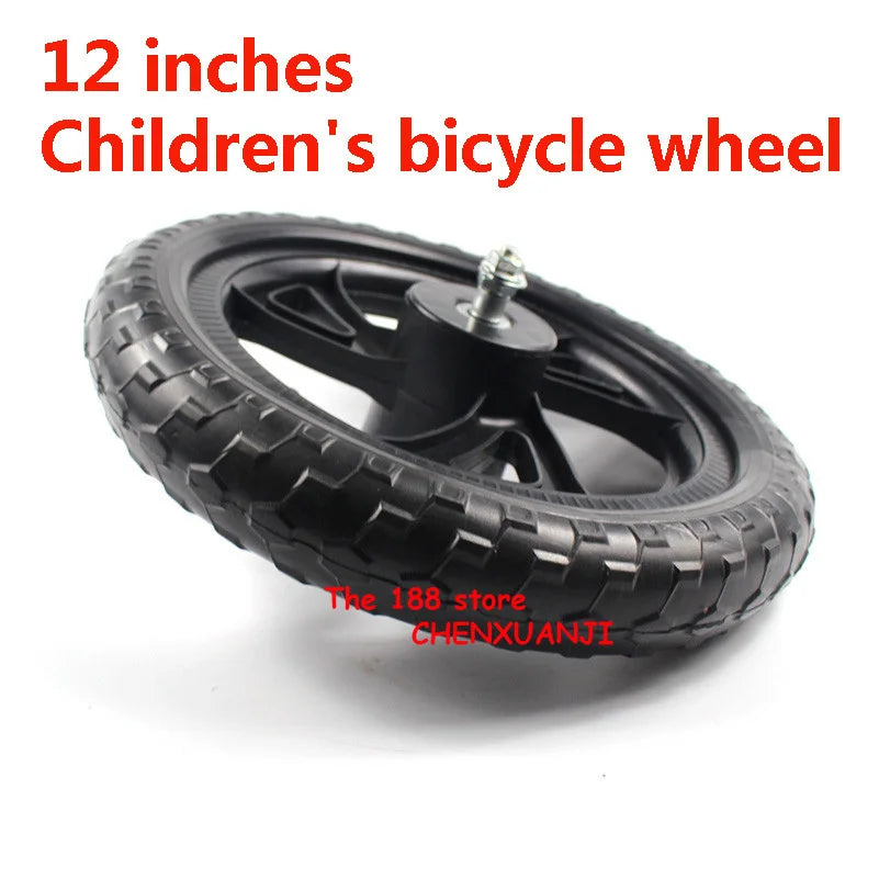 High quality 12 inch solid wheel balancing car sliding non inflatable front and rear plastic s