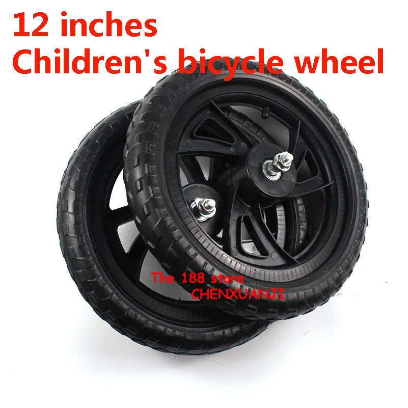 High quality 12 inch solid wheel balancing car sliding non inflatable front and rear plastic s