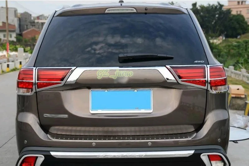 For Mitsubishi Outlander 2016 2017 2018 ABS chromed Rear Tail Light Rear Lamp Cover decoration