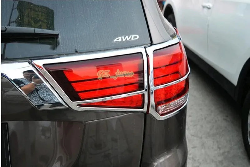 For Mitsubishi Outlander 2016 2017 2018 ABS chromed Rear Tail Light Rear Lamp Cover decoration