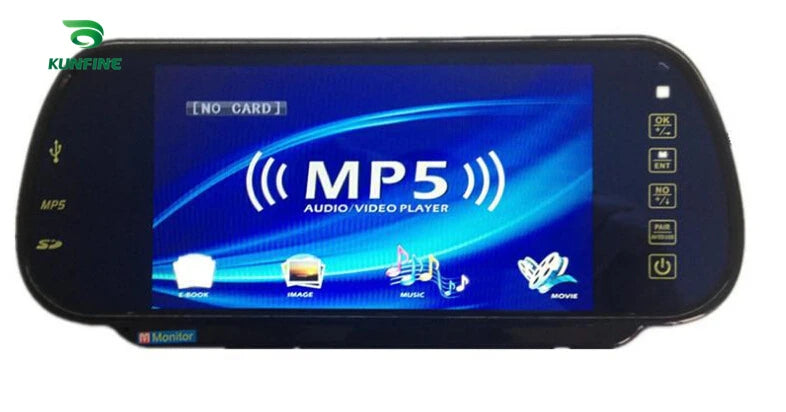 Car Styling 7 Inch TFT LCD Screen Car Rear View Monitor Display Car MP5 Player with Wifi Rearview Reverse Camera Car TV Display