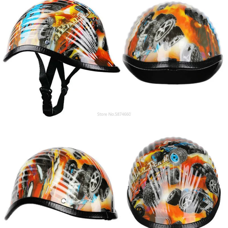 motorcycle helmet half face helmet