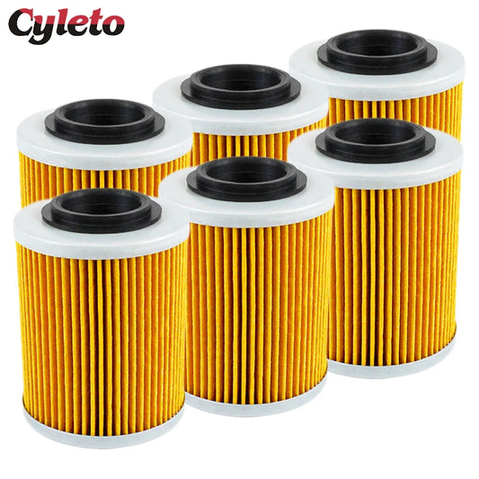 2/4/6 Pcs Motorcycle Oil Filter for Aprilia Caponord ETV 1000 RST1000 Futura RSV1000 RSV 1000 R Mile SL1000 Falco Tuono1000 R