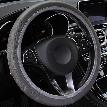 Car Steering Wheel Cover Funda Volante Braid on the Steering wheel Volan Comfortable Durable For 37 38 CM Auto No Inner Ring