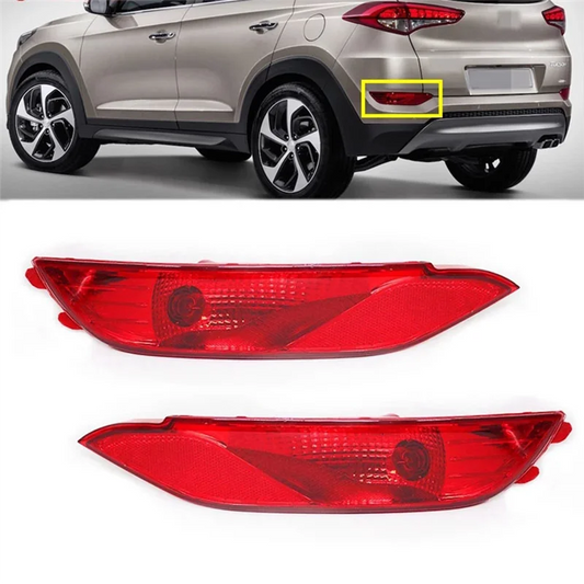Car Right Rear Bumper Fog Light Parking Warning Reflector Taillights for Hyundai Tucson 2015 2016 2017 2018