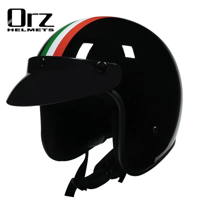 Motorcycle Helmet Motocicleta Cacapete Casco Casque Retro open face helmet 3/4 moto casco DOT approved