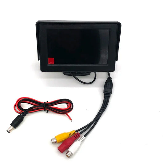 car video players 4.3 inch HD Display Foldable Car Monitor TFT LCD Cameras Reverse Camera Screen Parking