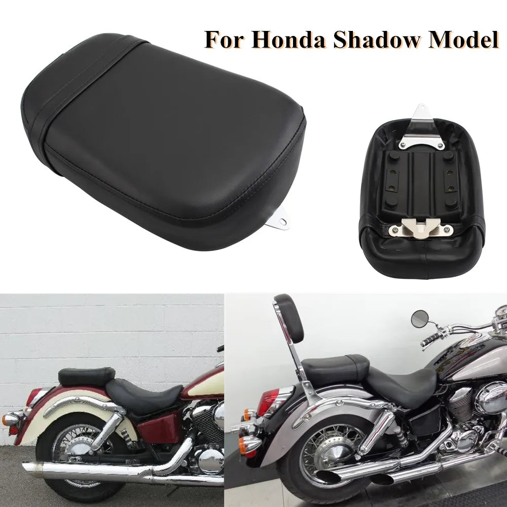 Motorcycle Black Passenger Rear Seat For Honda Shadow Spirit VT750 ACE VT 750 VT750C VT750CD 1998-2003 Cushion