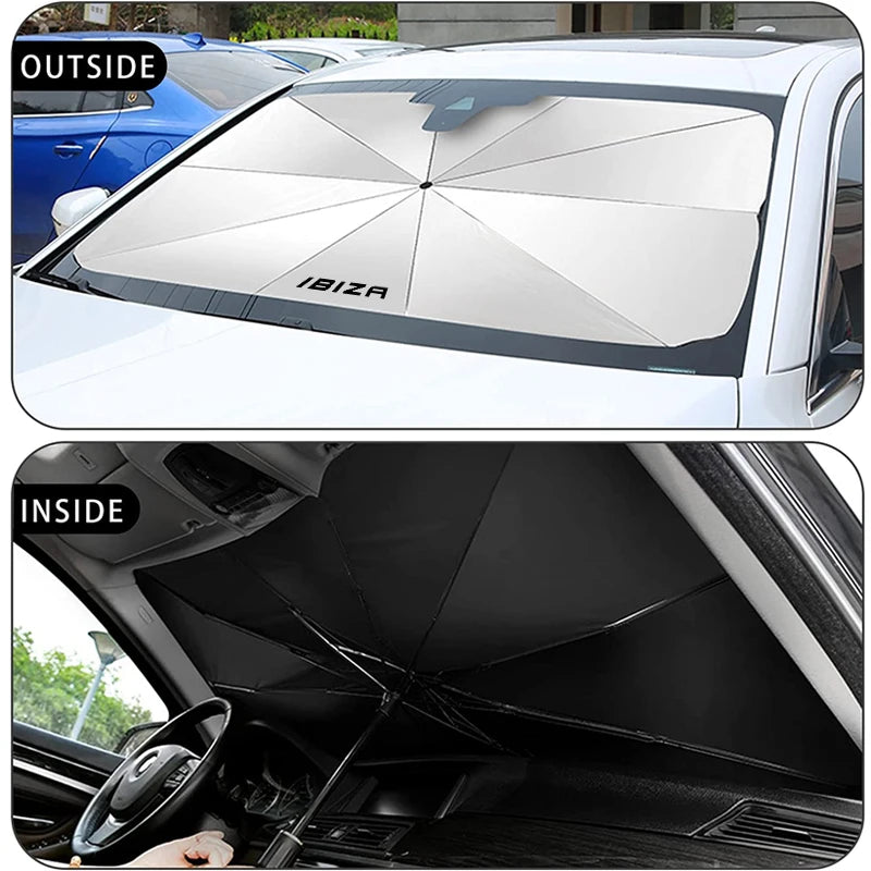 CAR WINDSHIELD SUNSHADES For SEAT Car sun visor leon FR IBIZA Arona Arosa Ateca Cordoba Exeo Mii Tarraco 2022 front parasol car