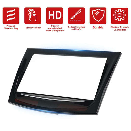 Car Touch Screen Digitizer For 2013-2017 Year Cadillac ATS CTS SRX XTS CUE DVD Radio Navigation Replacement Panel