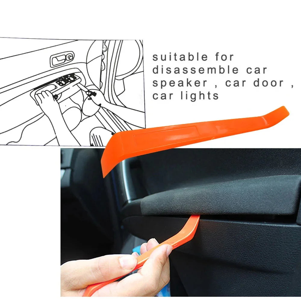 Car Repair Tool Kit Audio Disassembly Tool Pry Bar Door Panel Disassembly Interior Clip Rocker Crowbar