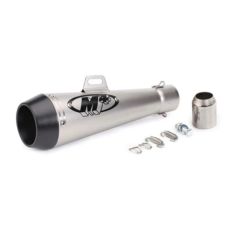51MM Motorcycle Exhaust Pipe M4 Escape GP Moto Pot Muffler Slip on For Scooter Motocross Dirt Bike Moto 300cc 600cc 1000cc