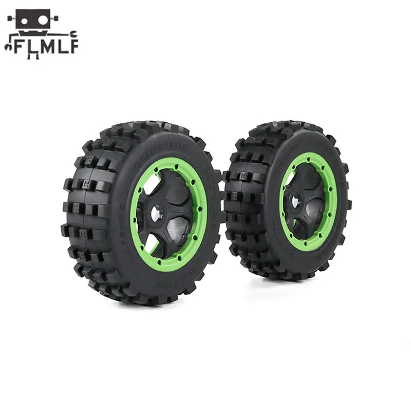 Rc Car Knobby Rear 195X80mm or Front 195X75mm Wheel Tire for 1/5 HPI ROFUN ROVAN KM BAJA 5T 5SC 5FT LOSI DBXL Truck Parts