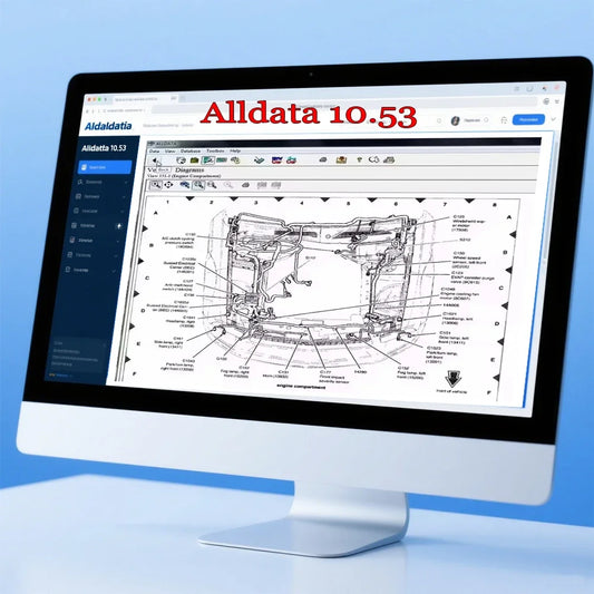 Alldata 10.53 Auto Repair Software Latest Comprehensive Car Data System with Wiring Diagrams for Diagnostic Excellence
