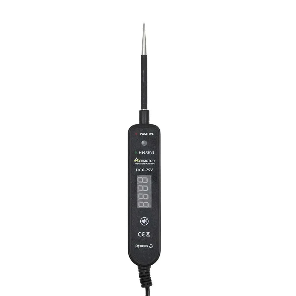 Car Circuit Tester Auto Repair Diagnostic Tool for Fault Maintenance and Testing Digital Display Automotive Electrical Pen