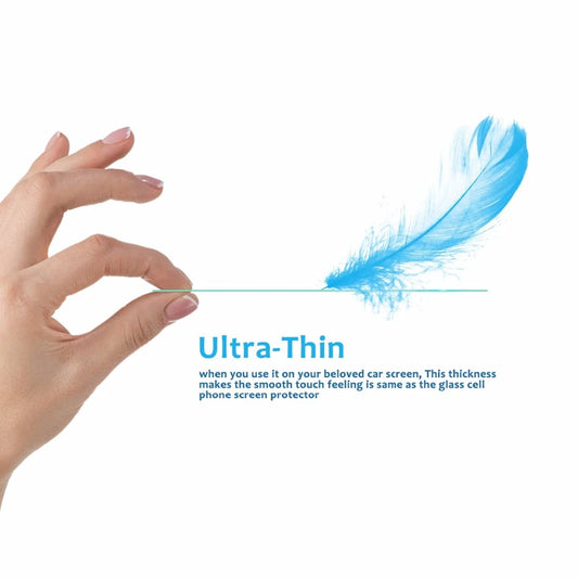 For BYD YUAN UP 2024 LCD car radio 12.8inch gps Navigation Tempered glass and Dashboard Screen film protector