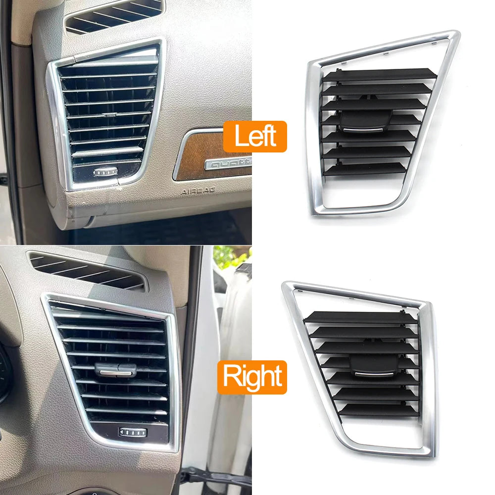 RHD Interior Car Dashboard Central Left Right Air Conditioning Outlet AC Vent Grille Cover Replacement For Audi Q5 2009-2017