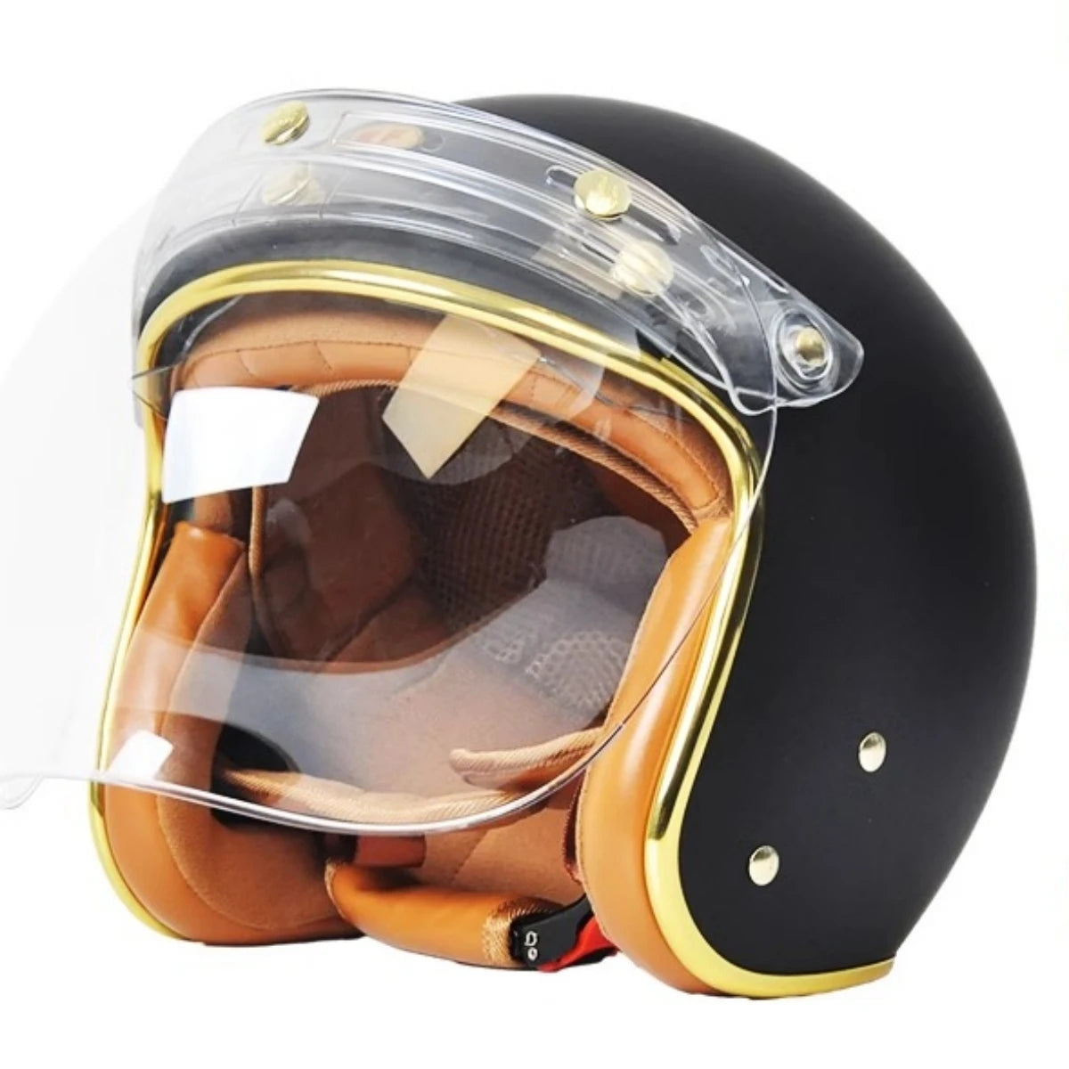 Motorcycle Helmet Retro Style with Anti-UV Inner Lens Moto Casco Outside Riding helmet