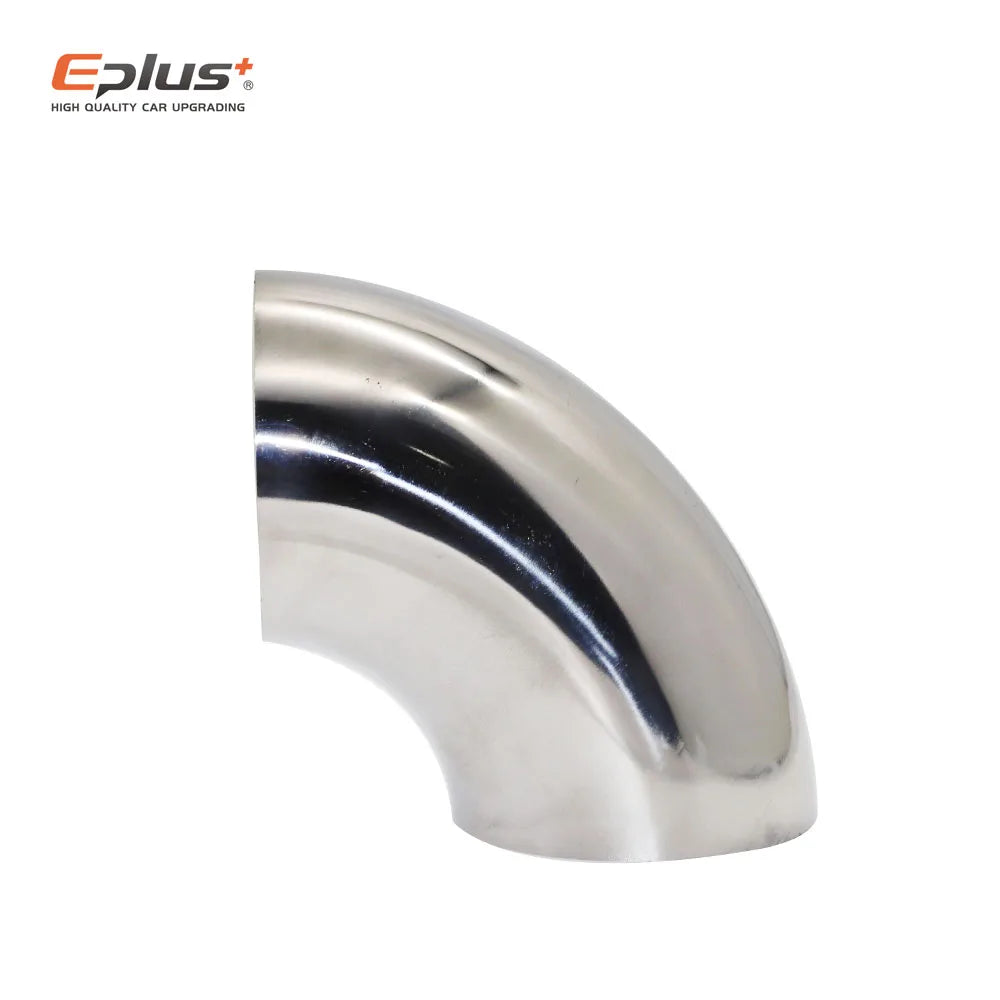 Universal 90 Degree Stainless Steel Elbow Sanitary Welding Pipe Fitting Car Motorcycle Exhaust Pipe Muffler Welded Pipe