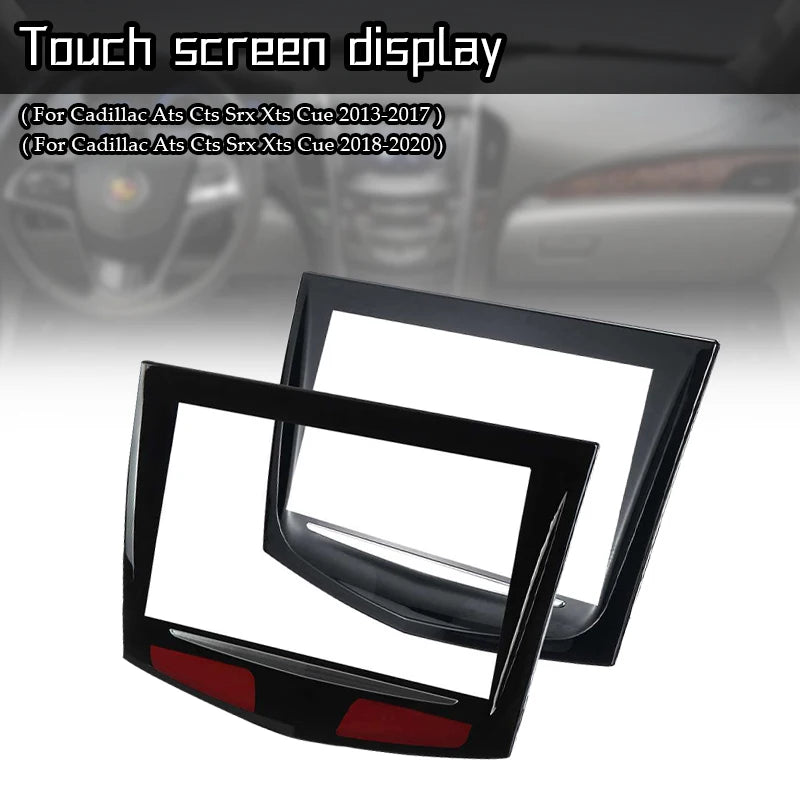 Car Touch screen display Frame Radio Player Panel For Cadillac ATS CTS SRX XTS 2018 2019 2020/2013 2014-2017 Auto Accessories