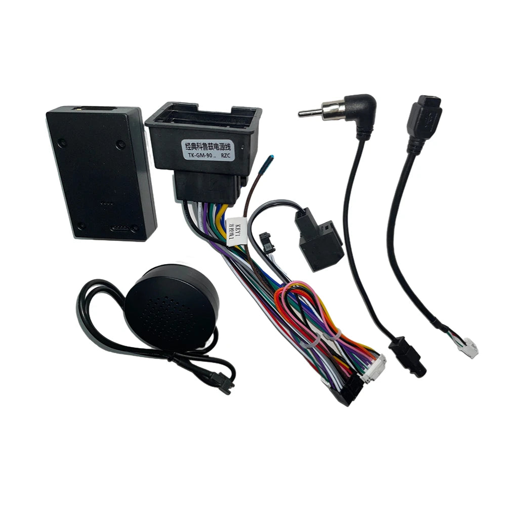 Car 16pin Audio Wiring Harness Adapter With Canbus Box For Chevrolet Trax Cruze Aveo Malibu Buick Regal