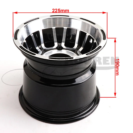 Front and rear wheel accessories, 4 wheels, 8 inch aluminum rim, suitable for tires 19 /20 /21x7.00-8 18x9.50-8