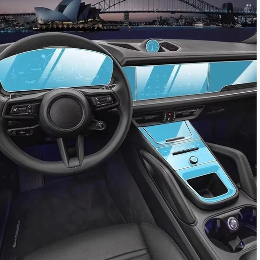 For Porsche Cayenne 2024 2025 TPU Screen Protector Car Infotainment Navigation LCD Instrument Auto Interior Accessories