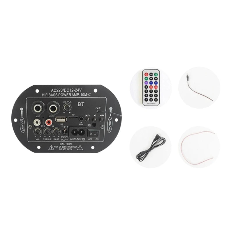 Powerful Car Audios Power Amplifier 12V Amplifier Board Mono Bass Subwoofers Amplifier for Car Truck D7YA