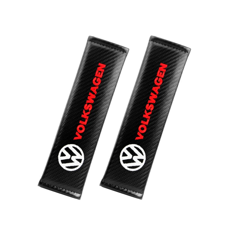 Car Interior Seat Belt Protector Comfortable Breathable Cotton Seat Belt Cover For Volkswagen VW Golf Tiguan POLO TOURAN CADDY