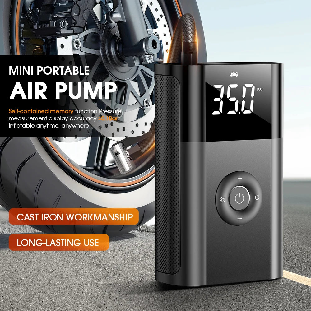 Carsun Digital Display Digital Car Tire Inflatable Pump Portable Electric Wireless Smart Car Inflatable Pump