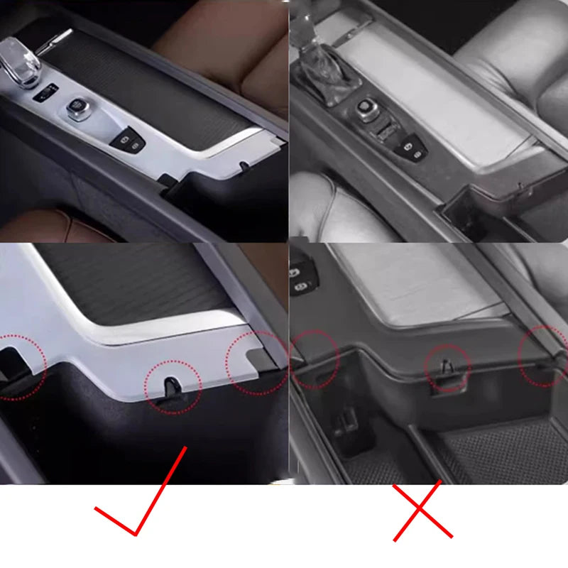Car Center Console Decoration Frame Cover Gear Shift Panel Trim for Volvo S90 XC60 XC90 S60 V60 V90 Interior Accessories LHD