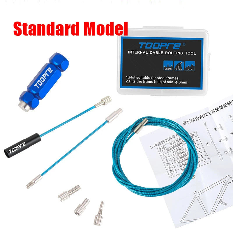 Bike Internal Cable Routing Kit Tool Quick Traction Guide Magnet for Bicycle Frames Shift Brake Inner Cable Hydraulic Hose