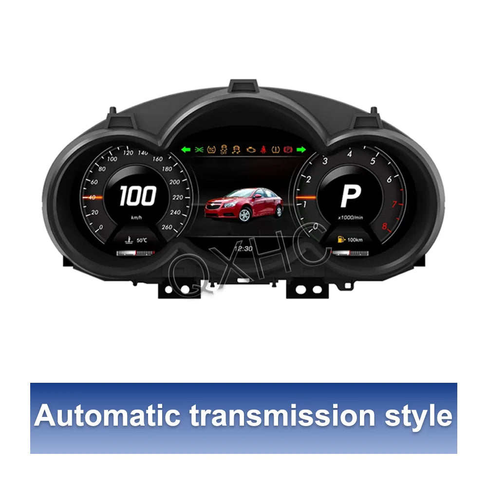 Car LCD Digital Cluster Virtual Cockpit SpeedMeter Dash Carplay For Chevrolet Cruze 2008-2015 Instrument Screen Panel Unit