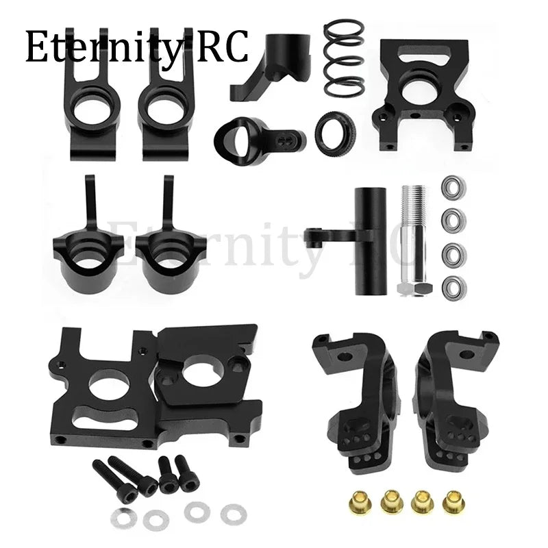 Metal Steering Cup Rear Hub Carrier Steering Assembly Motor Mount for ZD Racing DBX-07 EX-07 1/7 RC Car Upgrade Parts
