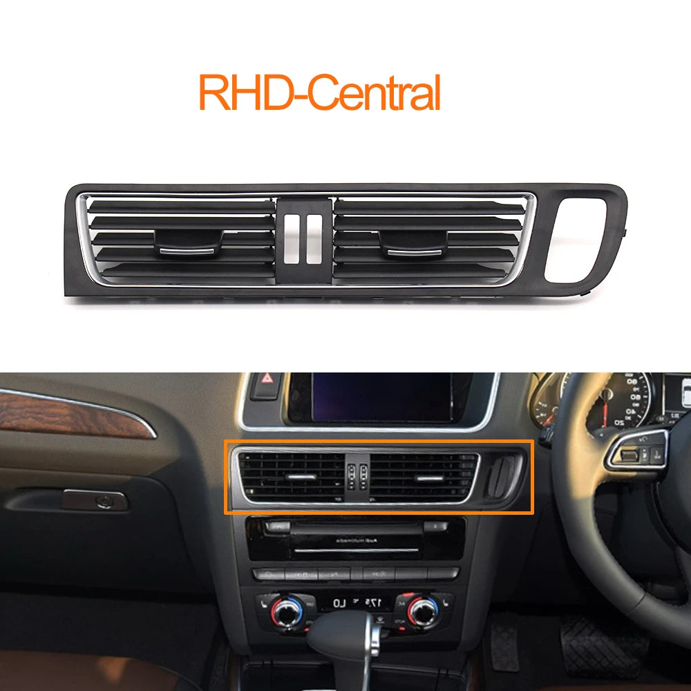 RHD Interior Car Dashboard Central Left Right Air Conditioning Outlet AC Vent Grille Cover Replacement For Audi Q5 2009-2017