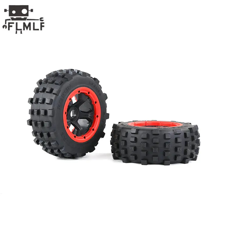 Rc Car Knobby Rear 195X80mm or Front 195X75mm Wheel Tire for 1/5 HPI ROFUN ROVAN KM BAJA 5T 5SC 5FT LOSI DBXL Truck Parts