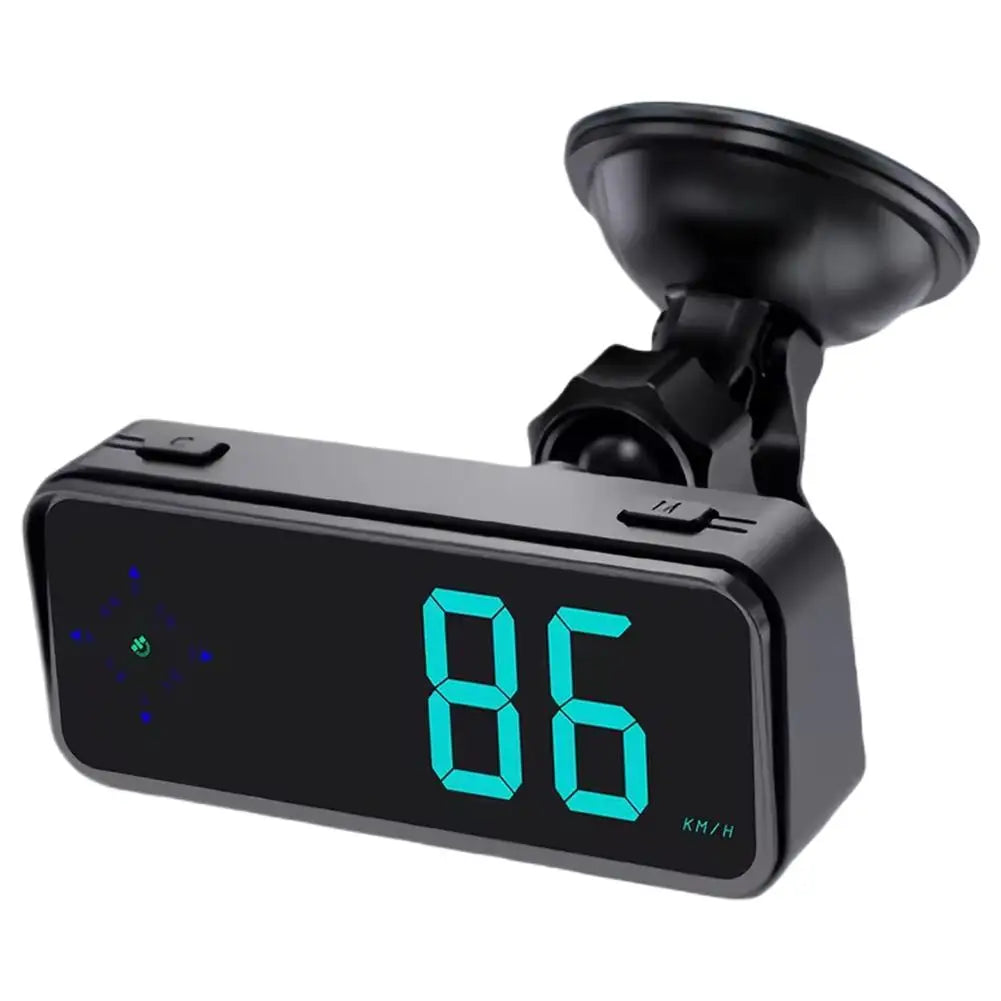 Digital Car HUD GPS Digital Speedometer With Compass Colorful LED Display Windshield Speed Projector Car Electronics Accessories