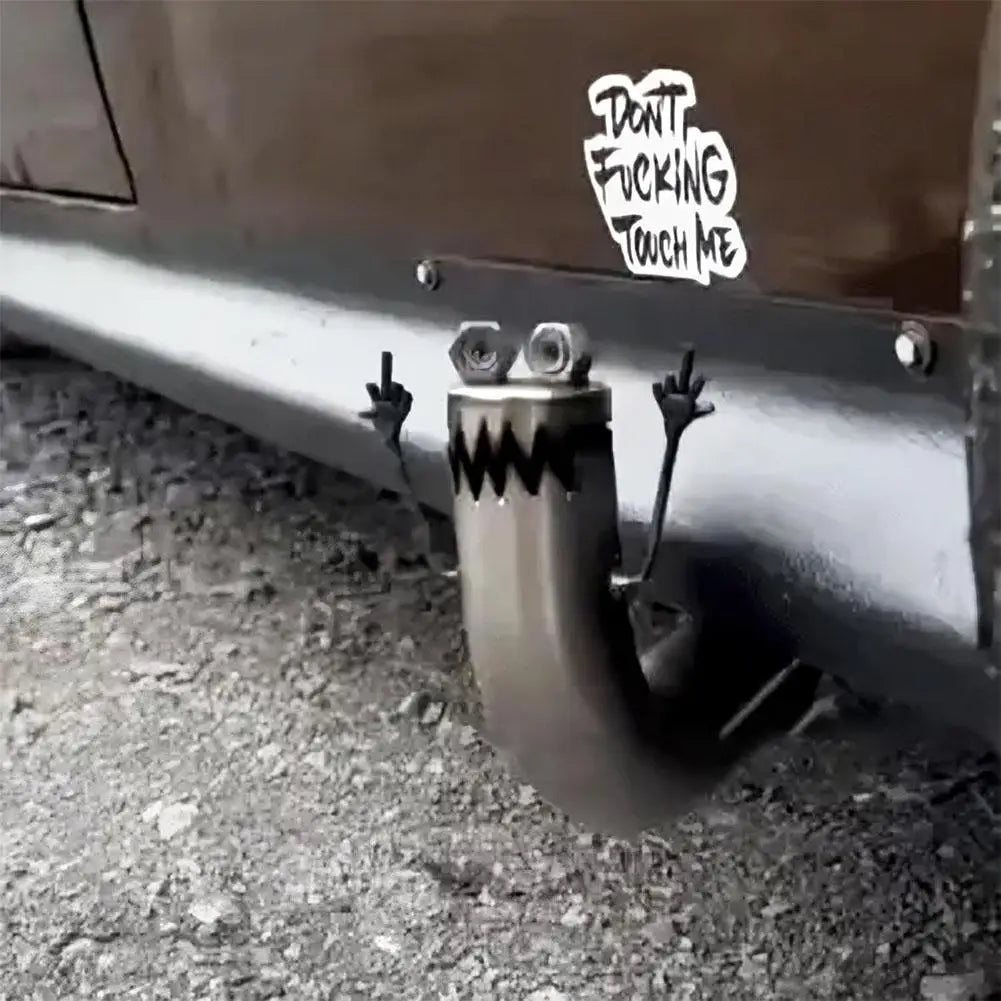 Car Exhaust Pipe Decoration Cover Hitch Trailer Protector Cap Secure Hook Dust Plug Protector Cover Cap Trailer For Trucks RV