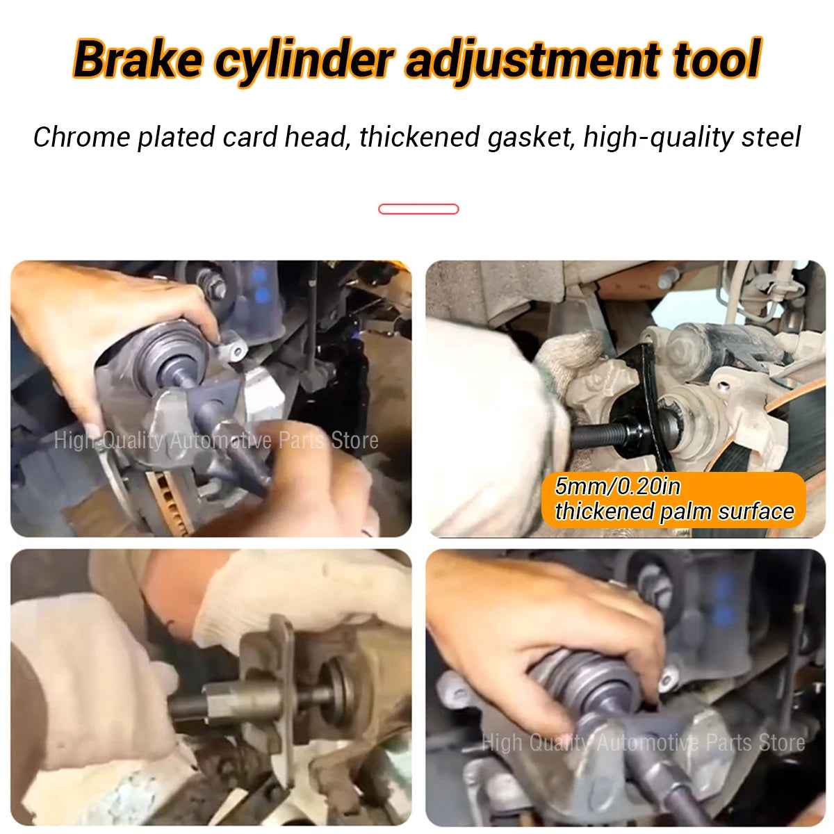 Car Disc Brake Pad Caliper Piston Rewind Wheel Cylinder Pump Separator Disassemble Repair Tools Truck Trailer Auto Accessories