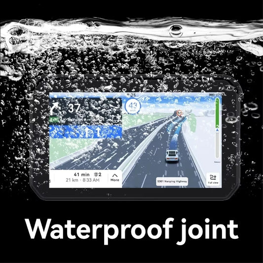 Motorcycle Navigation 6 inch Screen 1440*720P GPS Wireless CarPlay Android Auto Motorcycle GPS Motor DVR Monitor TPMS Optional