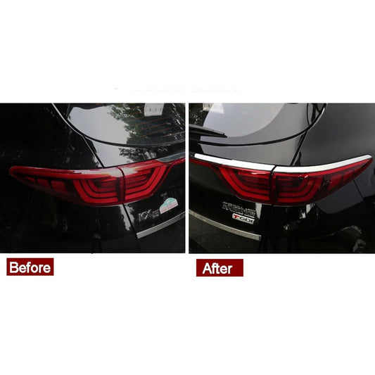 For Kia Sportage 4 2016 2017 2018 2019 2020 2021 Car Trim ABS Accessories Tail Light Eyebrow Cover Anti Scratch Protector Cover