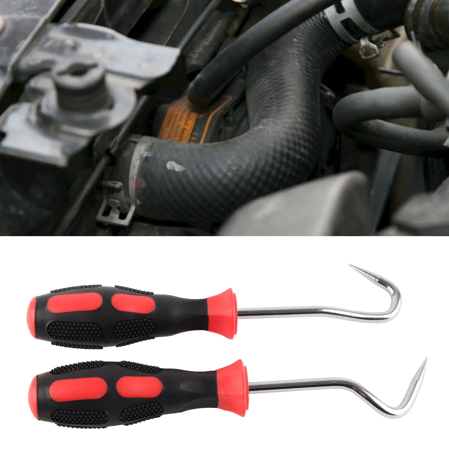 Hose Removal Hook Vehicle Maintenance Tool for Radiator Heater  Line Hose Removal Pick Hose Removal Hook Set