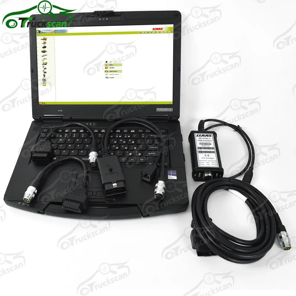 For CLAAS CANBUS MetaDiag Truck tractor New Agriculture Machinery Diagnostic Scanner Claas Canbus CDS V7.51 and cf53laptop