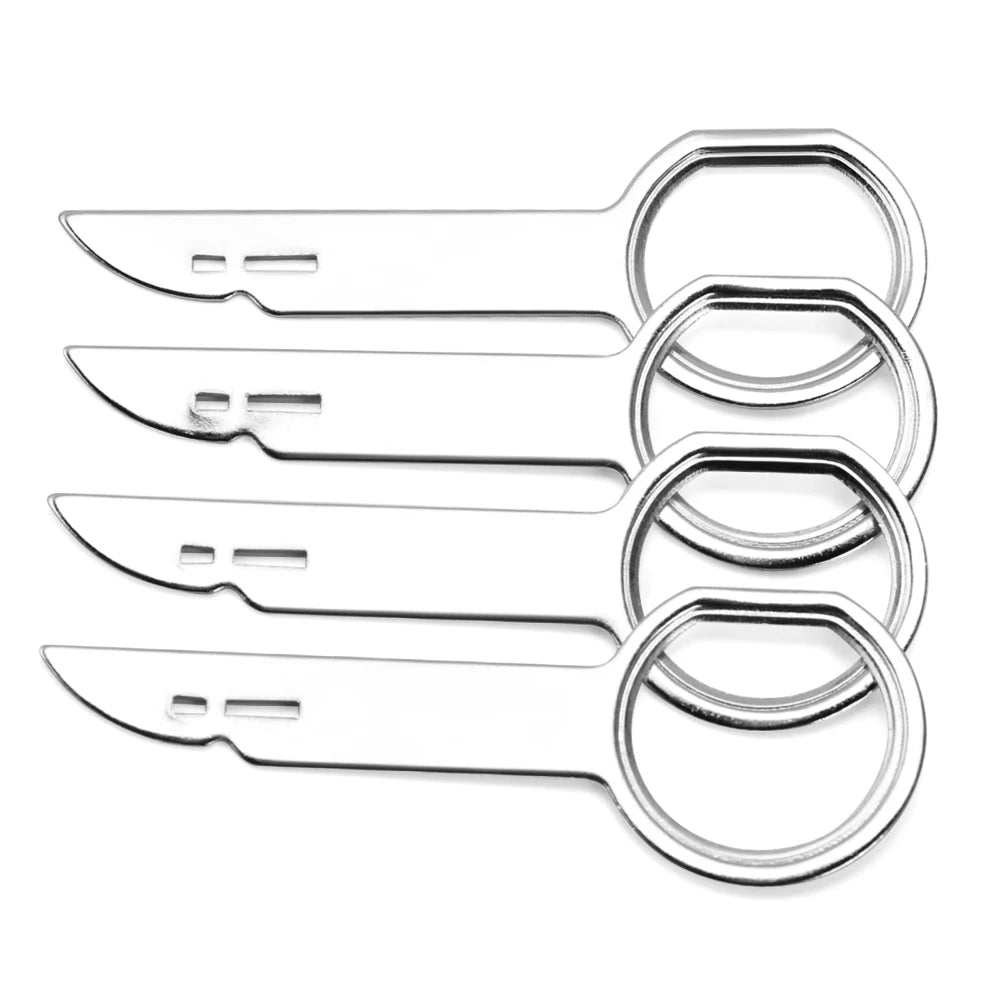 Car Stereo Radio Removal Keys CD Tool for Audi A4 A3 B6 B8 VW Passat B5 B7 Skoda Octavia A7 A5